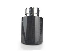 Exhaust Tailpipe Automobile Exhaust Pipe Modified Tail Throat Curling Style Carbon Fiber Universal Car Exhaust Pipe(Glsooy In63-0ut101)