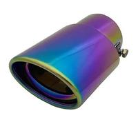 Exhaust Tailpipe Car Exhaust Muffler Tip Round Stainless Steel Modified Tail Rear Chrome Pipe