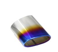 Exhaust Tailpipe Car Exhaust Tailpipe Muffler System For BMW 318i 318d 2005 2006 2007 2008 2009 2010 2011 2012 X3 F25 Tail End Pipe(Blue)