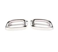 Exhaust Tailpipe Car Stainless Steel Exhaust Muffler Tail Throat Tip Pipe Cover Frame For Benz For GLE For GLC For GLS 2019 2020 Silver