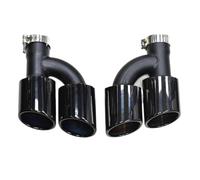 Exhaust Tailpipe For A4 B8 B9 For A5 Car End Pipes | For A6 C7 C8 For A7 S4 S5 S6 Quad Exhaust Tips Stainless Steel 58mm Inlet