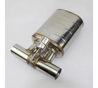 Exhaust Tailpipe For BMW For E90 For E46 Car Outside-mounted Exhaust Pipe Vacuum Valve Exhaust Muffler 51/63/76mm Switch Exhaust Sound Car Exhaust Tail End Pipe(63mm)
