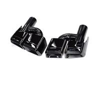 Exhaust Tailpipe For Mercedes For Benz E-Class W212 C-Class W204 Exhaust Pipe Upgrade For AMG Square Quad Outlet Tail End Pipe(H Black)