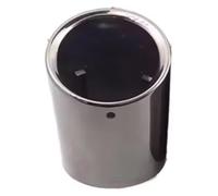 Exhaust Tailpipe For Q3 2012-2021 1PC Rear Exhaust Pipe Tail Muffler Tip Stainless Steel Auto Accessories Modification Titanium Black Car End Pipes(Titanium Black)