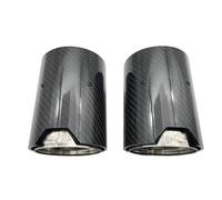 Exhaust Tailpipe Real Carbon Fiber Exhaust Tip For Pipe For M2 F87 M3 F80 M4 F82 F83 M5 F10 M6 F12 F13 X5M X6M Rear Tailpipe End Throat(60mm)