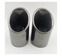 Exhaust Tailpipe Tail Pipe For Chevrolet For Malibu 8th For Generation 2013-2015 2Pcs Stainless Steel Exhaust Pipe Muffler Tailpipe Tip Car Accessories(BLACK1pair)