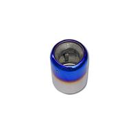 Exhaust Tailpipe Tail Pipe For Subaru For Forester 2019-2022 Car Rear Tail Throat Pipe 1Pc Stainless Steel Chrome Plating Exhaust Muffler Tip Cover Antirust(Baked Blue)