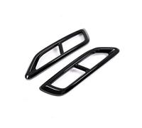 Exhaust Tailpipe Tail Pipe For VW For Tiguan L 2020 2021 2022 ABS Glossy Black Car Tail Throat Exhaust Pipe Muffler Tailpipe Trim Cover Rear Bumper Stickers