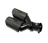 Exhaust Tailpipe Tailpipe Of The Auto Parts Exhaust Pipe Is Adjustable, And The Y-shaped Double Outlets Are Flush Exhaust Tail(66mm-101mm)
