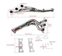 Exhaust Tailpipe Tip For BMW N52 N53 Engines Fits E90 E91 E92 E93 E81 E82 E87 E88 E84 For X1 E70 For X5 Stainless Steel Exhaust Manifold Header