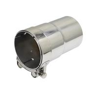 Exhaust Tailpipe Universal Car Accessories Stainless Steel Exhaust Pipe Reducer Adapter Motorcycle Exhaust Muffler Pipeline Welded Pipe Car Exhaust Tail End Pipe(O.D 51MM-80MM)