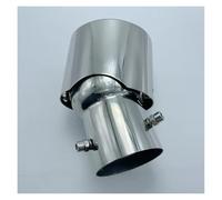 Exhaust Tailpipe Universal Flexible Car Exhaust Tip Stainless Steel Can Be Adjusted Pipe Inlet35-55mm Tailpipe Trims