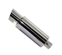 Exhaust Tailpipe Universal Stainless Steel Interface 51 63 76MM Exhaust System End Car Exhaust Straight Pipe Muffler Tail Pipe(Silver 51mm)