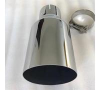 Exhaust Tailpipe Vehicle Refitting Universal Exhaust Car Muffler Tail Throat Car Modification For Bmw For E90 Exhaust Tip W222 Pipe(63 IN 101 OUT)