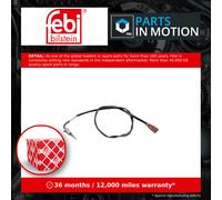 Exhaust Temperature Sensor fits SKODA SCALA NW1 1.6D Before DPF 2019 on Febi New