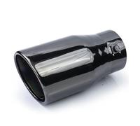 Exhaust Tip 1 Piece Car Tailpipe For Toyota FJ For Cruiser Tailpipe,for Dominator For Prado Exhaust Pipe Modified With Stainless Steel Decorati Tail Pipe(Black)
