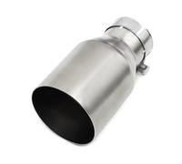 Exhaust Tip 1 PIECE Exhaust Universal Exhaust System Tailpipe Car Muffler Single Straight Car Exhaust Tips Tuning Exhaust Tail(ID70MMOD101MM)