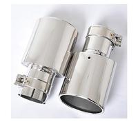 Exhaust Tip 105 Mm 1 PC Universal Car Outlet Oval Stainless Steel Exhaust Tip Muffler Pipe For Reiz For Carola(IN 76mm Size A)
