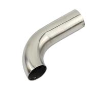 Exhaust Tip 19/25/32/38/51/63mm Stainless Steel 304 OD Elbow 90 Degree Welding Elbow Pipe Connection Fittings Tailpipe Pipe(19mm (40mm x 80mm))