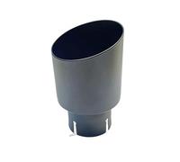 Exhaust Tip 1PCS 89mm 101mm Car Accessories Stainless Steel Universal Exhaust System Pipe Tail Throat Single Straight Muffler Tip(63mm-89mm)