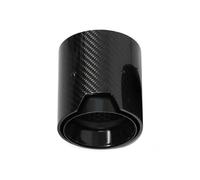 Exhaust Tip 1PCS Direct for Plug Exhaust Tip for BMW 3 Series G20 G21 330i for M for Performance Style Carbon Fiber Tailpipe(Black)