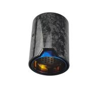 Exhaust Tip 1Pcs Universal Pipes Tail Pipe Tip Carbon Fiber Exhaust Tips Fit For BMW Performance Tail Throat(B 60MM IN-93MM OUT)