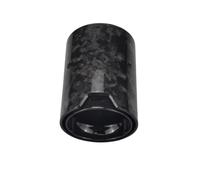 Exhaust Tip 1Pcs Universal Pipes Tail Pipe Tip Carbon Fiber Exhaust Tips Fit For BMW Performance Tail Throat(B 63MM IN-93MM OUT)