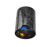 Exhaust Tip 1Pcs Universal Pipes Tail Pipe Tip Carbon Fiber Exhaust Tips Fit For BMW Performance Tail Throat(A 66MM IN-93MM OUT)