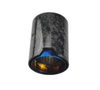 Exhaust Tip 1Pcs Universal Pipes Tail Pipe Tip Carbon Fiber Exhaust Tips Fit For BMW Performance Tail Throat(A 63MM IN-93MM OUT)