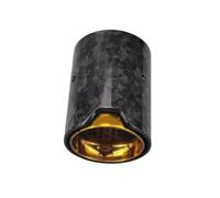 Exhaust Tip 1Pcs Universal Pipes Tail Pipe Tip Carbon Fiber Exhaust Tips Fit For BMW Performance Tail Throat(D 70MM IN-93MM OUT)