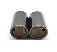 Exhaust Tip 2pcs For VW For Polo For Bora For Golf 6 For Golf 7 Mk6 Mk7 For Jetta For Scirocco 1.4T Car Exhaust Tip Muffler Pipe Cover Tail Throat(Black)