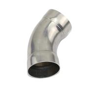 Exhaust Tip 51mm 63.5mm 76mm 304 Stainless Steel 45 Degree Equal Diameter Tee Welded Pipe Is Resistant To High Pressure Tailpipe Pipe(25mm)