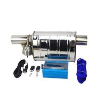 Exhaust Tip Car Exhaust System Vacuum Valve Control Variable Silencer Stainless Universal 51/63/76 Mm Remote Control Tailpipe Pipe(RIGHT 51MM Q)