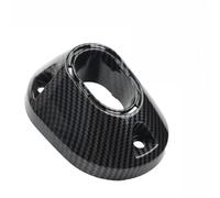 Exhaust Tip Cover for Honda PCX 160 Motorcycle, ABS Plastic Carbon Fiber Finish, Direct Mount Trim Accessory