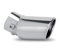 Exhaust Tip Cover Trims 1.5-2.25 Inch 3.81cm-5.7cm Inlet 1 Pcs Exhaust Tip Stainless Steel Tailpipe Replacement Pipe Covers Trims