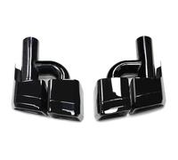 Exhaust Tip Cover Trims 4 Outlet Square Tail Pipe Stainless Steel Muffler Exhaust Tip Cover Trim For Mercedes For B&enz W218 CLS320 CLS300 CLS500 CLS63