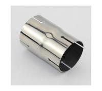 Exhaust Tip Cover Trims Universal Car Stainless Steel Standard Exhaust Reducer Connector Pipe Tube 63mm 73/76/79Mm Outer Diameter(OD 57-66mm)