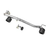 Exhaust Tip Dual Exit Muffler Tip For BMW E90 E92 2006-2012 325i 330i 328i, 335i Style Conversion Exhaust Pipe 304 Stainless Steel Tailpipe Car End Pipes