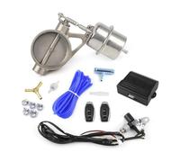 Exhaust Tip Exhaust Control Valve Set With Vacuum Actuator CUTOUT 2 2.36 2.5 2.75 3 3.5inch Pipe CLOSE STYLE With Wireless Remote Controller Tail Pipe(2inch(50mm))