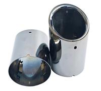 Exhaust Tip For Q7 2007-2011 Car Accessories 2PCS Titanium Black Exhaust Muffler Tips TailPipe Cover Case Tailpipe Pipe