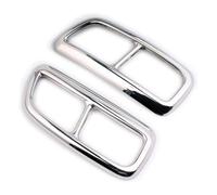 Exhaust Tip For Volvo XC90 2016 2017 2018 2019 2020 Stainless Steel Muffler Part 2 PCS Car Rear Exhaust Tail Pipe Cover Trim