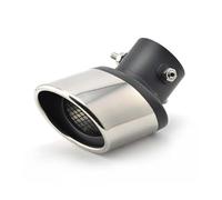 Exhaust Tip for VW Transporter T5 2003-2015, Universal Stainless Steel Tailpipe Trim, Chrome Oval Muffler Tip, Sporty Rear Exhaust Extension