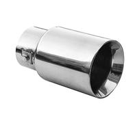 Exhaust Tip Muffler Trim Tail Single End Pipe Sport Stainless Steel Chrome 55 mm