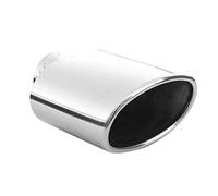 Exhaust Tip Muffler Trim Tail Single End Pipe Sport Stainless Steel Chrome 55 mm