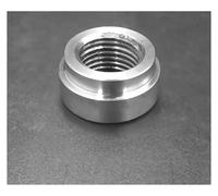 Exhaust Tip O2 Sensor Thread Plug M18x1.5/M16x1.5 Titanium/Stainless Weld On Oxygen Sensor Bung For Car Exhaust Pipe Exhaust Tips(TA M16x1.5)