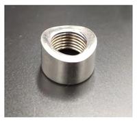 Exhaust Tip O2 Sensor Thread Plug M18x1.5/M16x1.5 Titanium/Stainless Weld On Oxygen Sensor Bung For Car Exhaust Pipe Exhaust Tips(TA-90D M18x1.5)