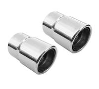 Exhaust Tip Performance Universal Tail Car Sport Muffler Trim End Pipe Stainless Steel Chrome Double Twin