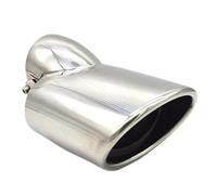Exhaust Tip Pipe Cover For Mitsubishi For Outlander Mufflers Exhaust Tail Throat Pipe Tip Car Accessories Stylings(Silver)