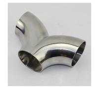 Exhaust Tip Rear 19-89mm Pipe OD Butt Welding Y-Shaped Elbow 3 Way 304 Stainless Fitting Spliter Tail Pipe Exhaust Pipe Cap(25mm x 1.5mm)