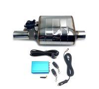 Exhaust Tip Rear Left Right 51/63/76mm Car Exhaust Electric Valve Control Exhaust Pipe Kit Silencer Stainless Steel Muffler Valve Tail Pipe Exhaust Pipe Cap(51MM Right 1)